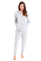 Women's Hooded Velour Lounge Set - Joe’s Haven