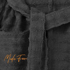 Women's Hydro Ribbed Ultra Soft 100% Cotton Hooded Bath Robes - Joe’s Haven