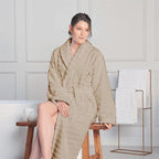 Women's Hydro Ribbed Ultra Soft 100% Cotton Hooded Bath Robes - Joe’s Haven