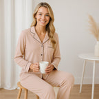 Women's Natural Pyjama Set - Joe’s Haven