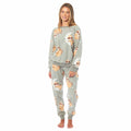 Women's Sloth Soft Fleece Long Sleeve Pyjama Set - Joe’s Haven