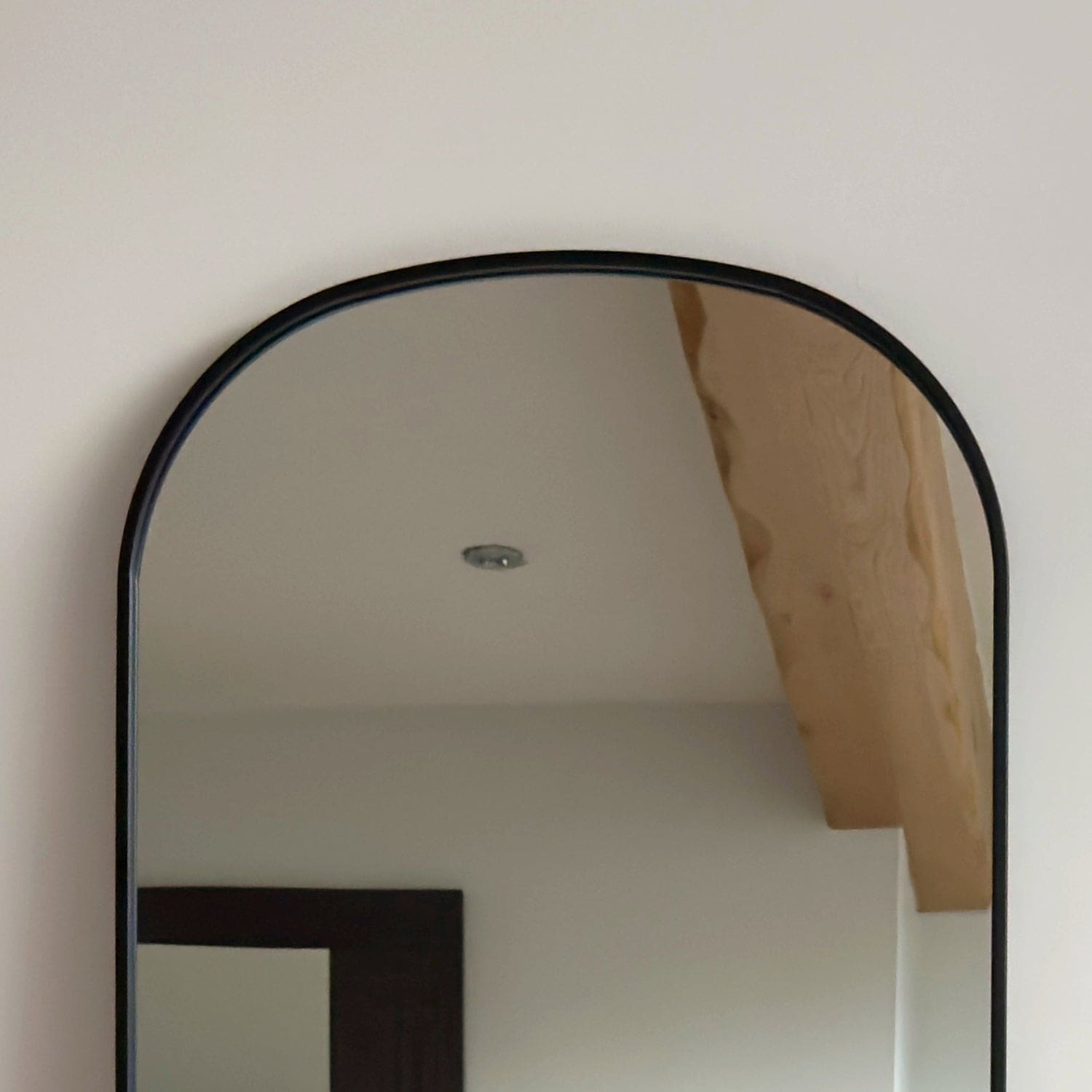Yoko - Black Metal Gentle Arch Mirror - 160cm x 60cm - Joe’s Haven