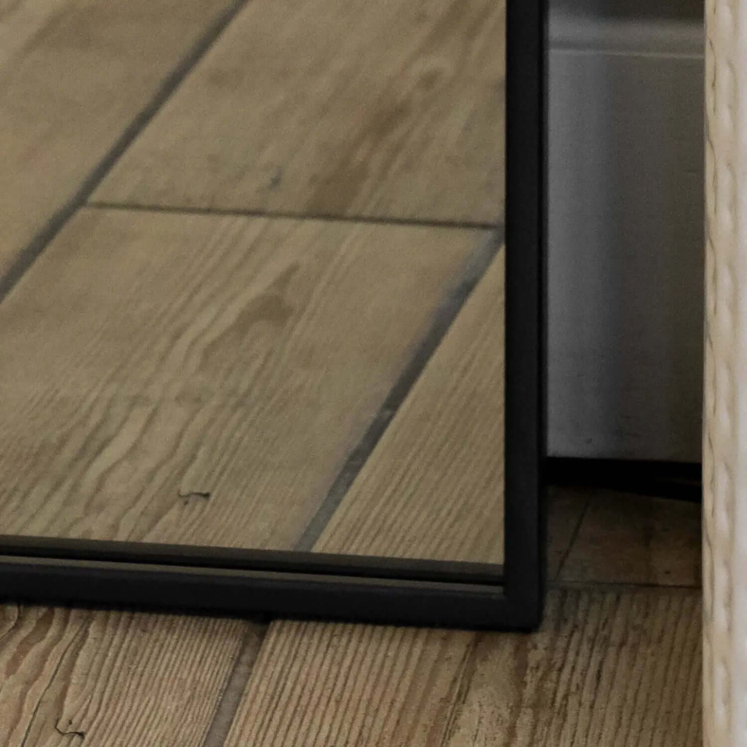 Yoko - Black Metal Gentle Arch Mirror - 160cm x 60cm - Joe’s Haven