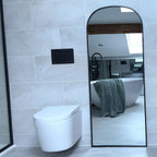 Yoko - Black Metal Gentle Arch Mirror - 160cm x 60cm - Joe’s Haven