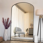 Yoko - Black Metal Gentle Arch Mirror - 180cm x 105cm - Joe’s Haven