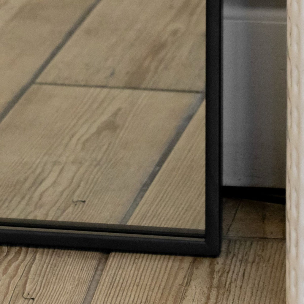 Yoko - Black Metal Gentle Arch Mirror - 180cm x 105cm - Joe’s Haven