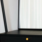 Yoko - Black Metal Gentle Arch Mirror - 95cm x 120cm - Joe’s Haven