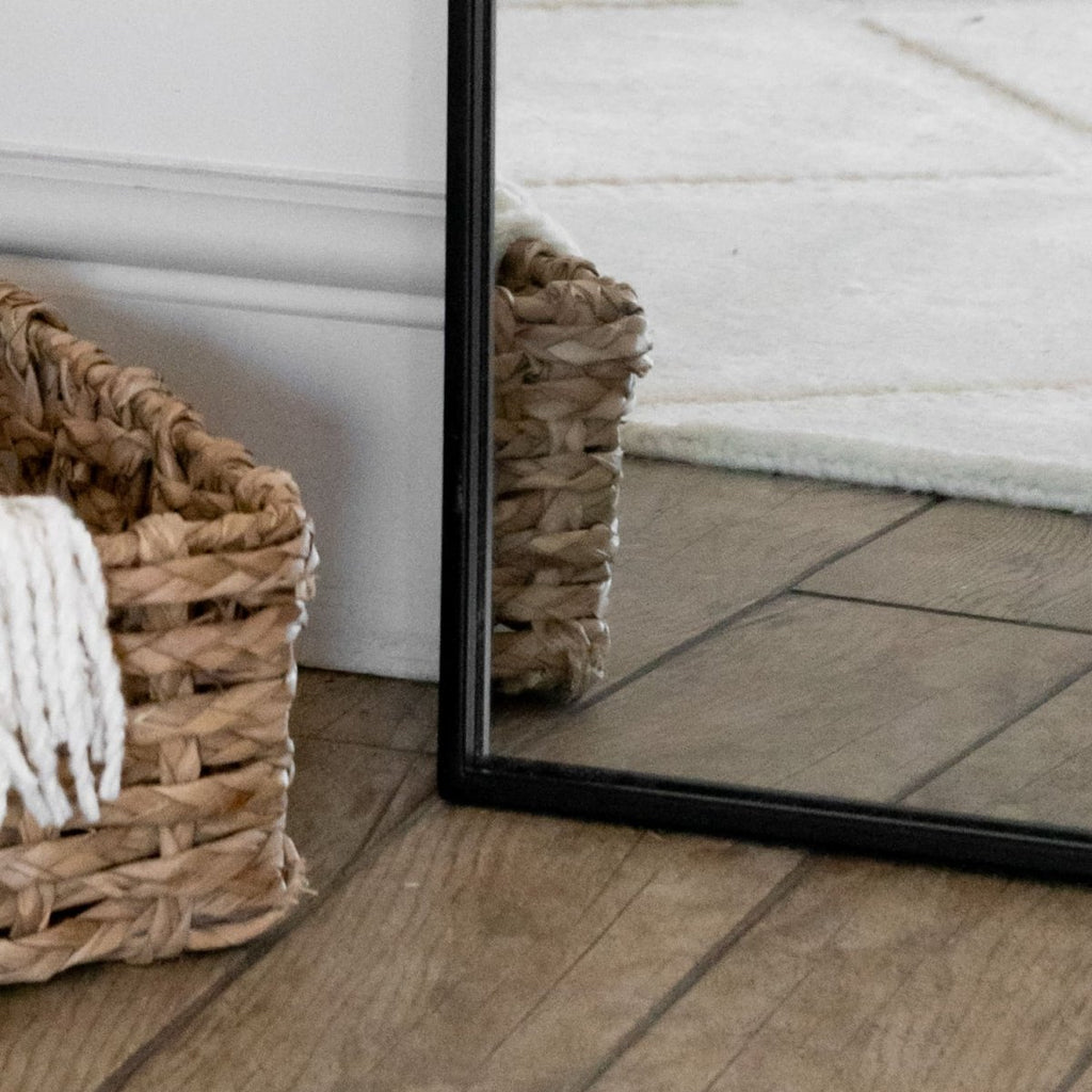 Yoko - Full Length Black Metal Gentle Arch Mirror - 180cm x 90cm - Joe’s Haven
