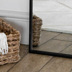 Yoko - Full Length Black Metal Gentle Arch Mirror - 180cm x 90cm - Joe’s Haven